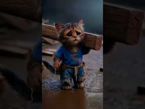 Heartbroken Cat After Losing Its Home