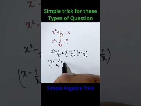 Simple Algebra trick | You should know this trick #maths #algebraic
