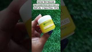 Garnier Skin Naturals Bright Complete Vitamin C Serum Cream 💛 #shorts #youtubeshorts