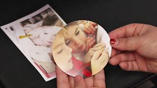 Customizable Wireless Charger with Light | Sublimation-Ready Surface & LED Glow