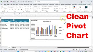 Make Your Pivot Chart Look Clean and Professional in Excel by Removing Pivot Buttons With Ease!