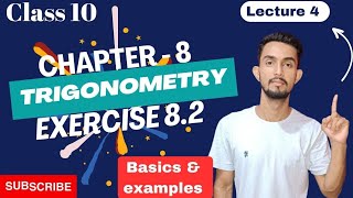 Trigonometry lecture 4 || Exercise8.2 basics || Solution of examples||Class 10 NCERT Chapter8 #m24h