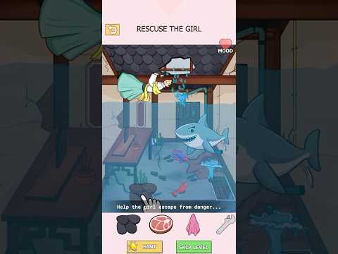 Rescue girl from danger lvl14 #gaming #shorts #trickyquest