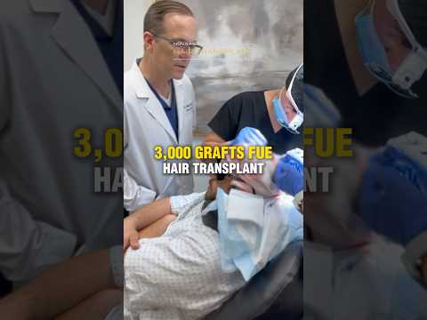 🎥 Behind the Scenes: 3000-Graft FUE Hair Transplant / #hairsurgery #hairtransplantnewjersey