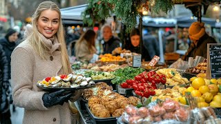 🇬🇧🎄🎅 THE BEST STREET FOOD IN LONDON, WATCH THE VENDORS PREPARE THE TASTIEST FOOD LONDON HAS TO OFFER