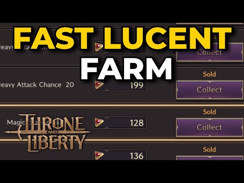 The Ultimate Lucent Farming Guide in Throne and Liberty