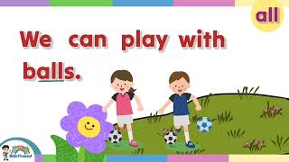 Sentence Reading Practice for Nursery and Kindergarten | English Reading Lesson for Kids 