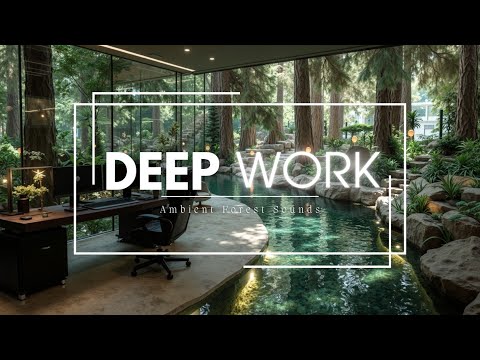 Ambient Forest Sounds & Deep Work October Music ~ Relaxing Study Flow State Zone