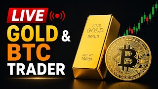 LIVE Gold & BTC Trading 🔴 | Real-Time Signals & Market Analysis