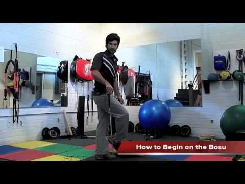 Keep you balance in the swing