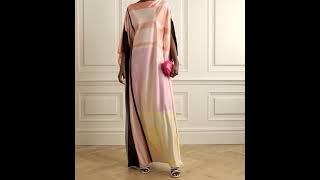 Casual Soft Satin Silk Printed Kaftan Dress" #ootn #fashion #comfortandstyle #style #findyourstyle