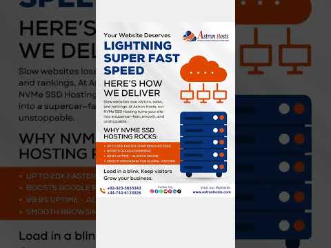 ⚡ LIGHTNING SUPER FAST SPEED  Only at Astron Hosts!
