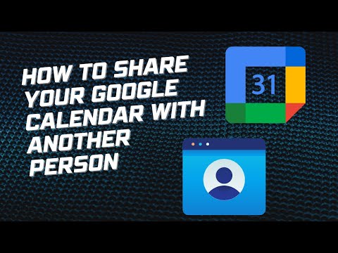 How to share your Google calendar with another person - Easy! (2025)