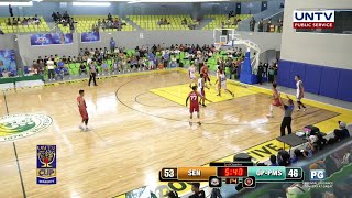 Estabillo sets himself up for a three-pointer. BANG! 🤯