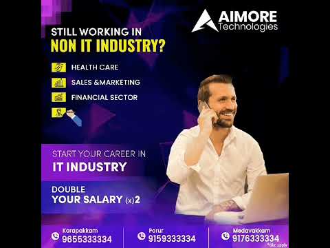 🚀 Ready for a career change? - Join Aimore Technologies #chennai  #itcourses  #ittrainingcenter
