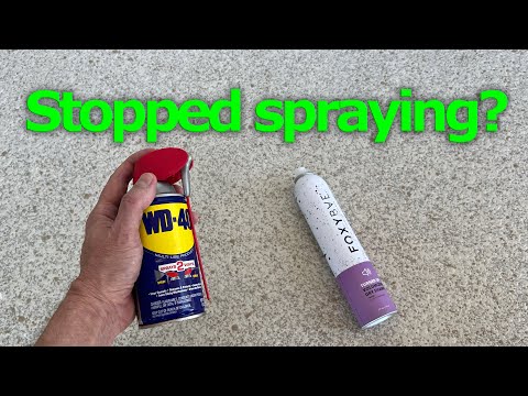 Recharge WD-40 or other Aerosol Can. How to.