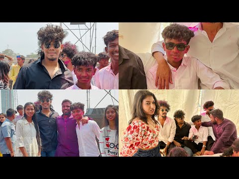 Holi Event లో  Pareshan Boys Team | Pareshan Babbu | Sunny | Pareshan Boys Harsha | Crazy video