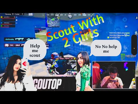 Scout With 2 Girl Intense Gameplay | BGMI | Full Gameplay