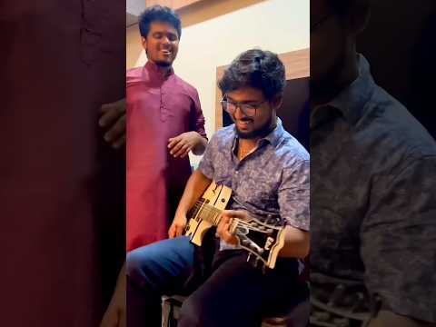 The Raga Bop | Zee Tamil Title winner Magizhan Paridhi | Guitar Srinivas| Guitar Prasana | #shorts