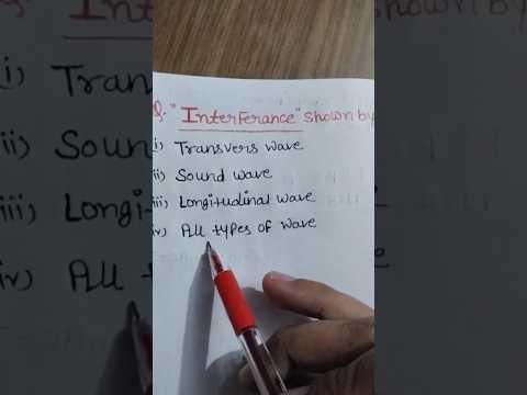 Interference (physics) #ytshorts #neet #tricks