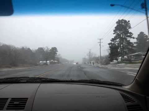 Conway Arkansas Snow Day 2012