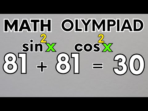 Germany I Can You Solve This? I A Beautiful Trigonometric Equation