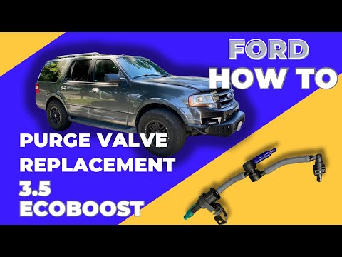 EASY FIX!! FORD Ecoboost 3.5 - Purge Valve-(How-To) Replacement-P144c Code!