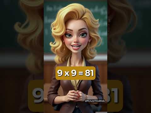 9x Times Tables - Easy & Fun Maths for Kids! #kidslearning #kidsmaths #timestables #kidsfunlearning