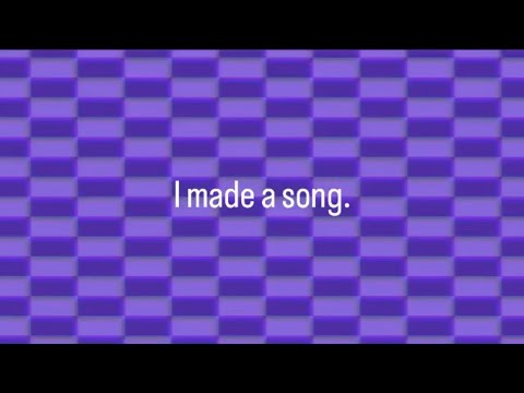 I made a pop song…