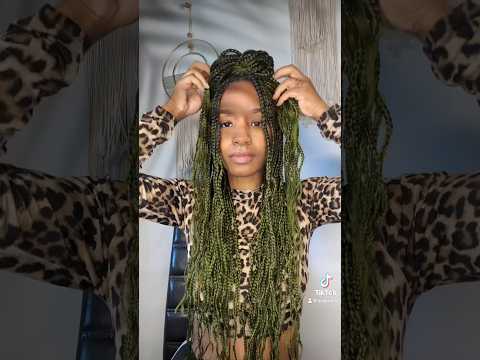 3 simple styles for knotless braids half up and half down