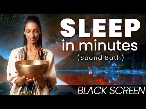 SLEEP IN MINUTES | Reset The Vagus Nerve | Sound Bath Healing Meditation