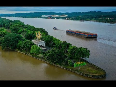 [BKNVLOG] DRONE FPV 5 INCH MAIN DI PULAU DI TENGAH SUNGAI MAHAKAM