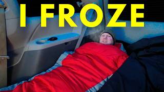 Surviving 9°F in My Minivan with a $48 Walmart Sleeping Bag