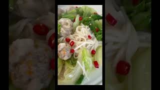 HOME MADE WANTON SOUP MY OWN VERSION #shorts #food #asmr #mukbang #foodie #wanton #cooking
