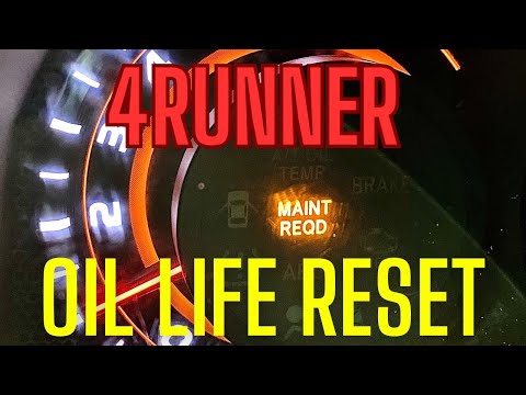 Quick & Easy!! How To Reset The Maintenance Light On A Toyota 4Runner!