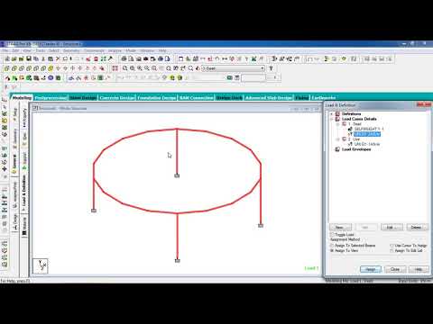 Day 17 STAAD Pro Tutorials   Analysis & Design of RCC Circular Beam