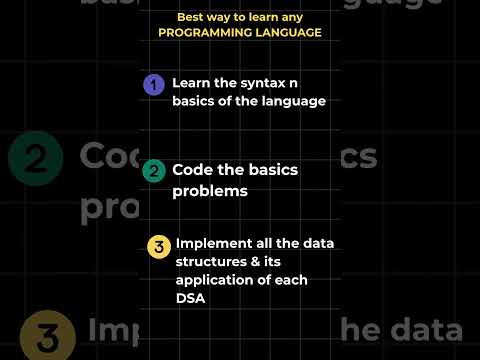 Learn Any Programming Language #interview #datastructures