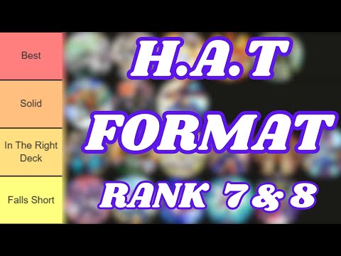 What Are The Best Rank 7 & 8 Monsters In HAT Format?! | Yu-Gi-Oh! Tier List & Discussion!