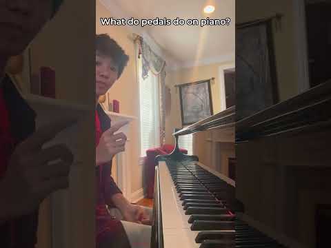 How do you use the pedals on a piano? #shorts