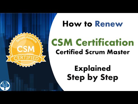 How to renew CSM certification!