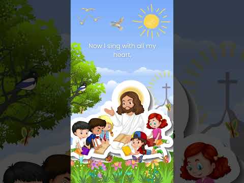 God So Loved the World ✝️  Worship Song for Kids  John 3:16 #john316  #christiankidssongs #shorts