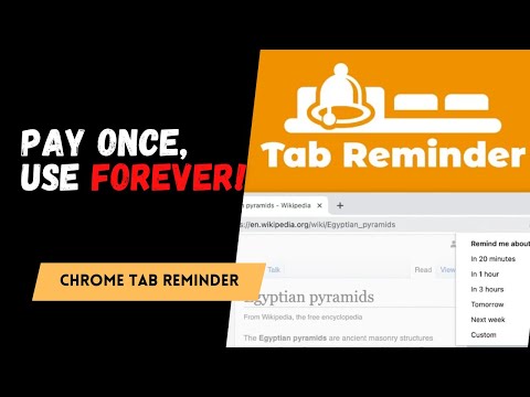 Chrome Tab Reminder: Never Forget a Tab Again! 🔔🧠 | AppSumo Deal