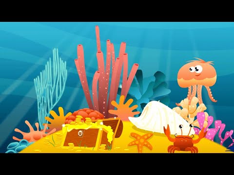 🐙Calming undersea animation🐠 | Sleep music & Lullabies for babies and kids🐳🐡