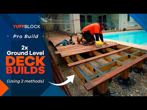Building 2 Ground Level Decks Without Digging (Pro Build) – Why Builders Trust TuffBlock