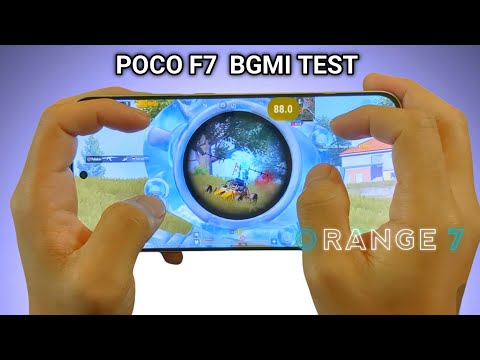 POCO F7  BGMI TEST GAMEPLAY WITH 90 FPS METER (HANDCAM)