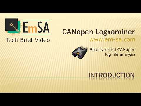 CANopen Logxaminer: Introduction