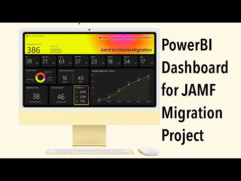 PowerBI Dashboard for Jamf to Intune Migration