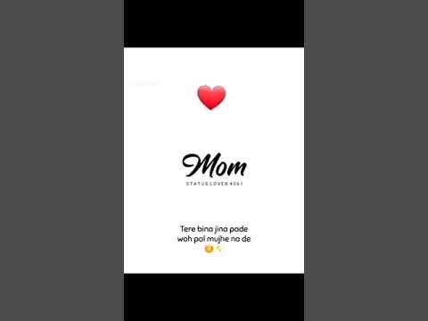 Maa Status for WhatsApp || Mom Dad Status || Maa Status Shayari || Mother's Day Status || Love u maa