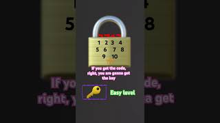 Easy level figure out the code and get the key #codegames #codeplay  #cool ￼   #code