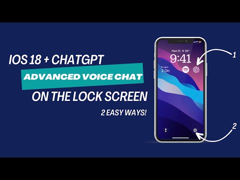 2 Ways to Add ChatGPT Advanced Voice Mode to Your iPhone Lock Screen | iOS 18 Tutorial